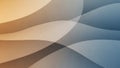 Modern Abstract Wave Background Design Elegant Blue Orange Gradient Curves Flowing Shapes Royalty Free Stock Photo
