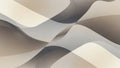 Modern Abstract Wavy Layers Background Smooth Curves Neutral Tones for Minimalist Design Royalty Free Stock Photo