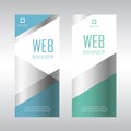 Modern Abstract Web Banner Design