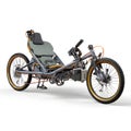 Modern Adaptive Handcycle Built with Three Wheels and Smooth Hand Crank Operation Royalty Free Stock Photo