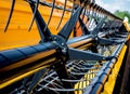 Modern agricultural machinery and equipment. Combine harvester. Royalty Free Stock Photo