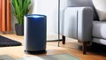 Modern air purifier in the living room