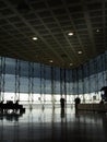 Modern airport hall