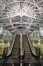 Modern airport interior