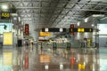 Modern airport terminal, Brussels Airport, Belgium