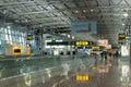 Modern airport terminal, Brussels Airport, Belgium