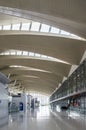 Modern airport terminal interior Royalty Free Stock Photo