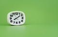 alarm clock with clock hands standing still Working with time, being punctual, time is valuable to work and life Royalty Free Stock Photo