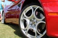 Iconic design on Alfa Romeo wheel