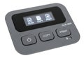 Modern all-in-one printer control panel showcasing scan, copy, print Royalty Free Stock Photo