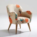 Modern American Buffet Armchair For Comfortable Relaxation In Artistic Fabric