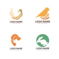 Modern animal logo and icon