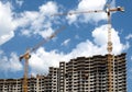 Modern apartment building construction Royalty Free Stock Photo