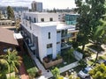 Modern apartment building in Hillcrest neighborhood in San Diego,