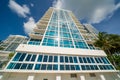 Modern apartment building Miami Beach FL Royalty Free Stock Photo