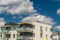 Modern Apartment Building, New Architecture, Complex Exterior Royalty Free Stock Photo