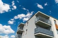 Modern Apartment Building, New Architecture, Complex Exterior Royalty Free Stock Photo