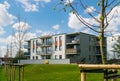 Modern Apartment Building, New Architecture, Complex Exterior Royalty Free Stock Photo