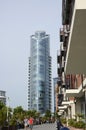 Modern apartment building. Portsmouth. England