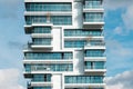 Modern apartment building - real estate exterior Royalty Free Stock Photo