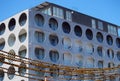 Modern Apartment Building With Round Windows Royalty Free Stock Photo