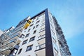 Modern, Luxury Apartment Building against blue sky Royalty Free Stock Photo