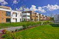 Modern apartment buildings Royalty Free Stock Photo