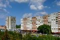 Modern apartment buildings, Budapest, Hungary Royalty Free Stock Photo