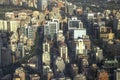 Modern apartment buildings and flats in downtown Santiago, Chile. Royalty Free Stock Photo