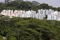 Modern apartment houses in a city Royalty Free Stock Photo