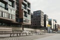 Modern Apartment Houses In the Waterfront, Hafencity, Hamburg Royalty Free Stock Photo