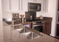 Modern Apartment Kitchen Royalty Free Stock Photo