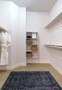 Modern Apartment White Walk In Closet