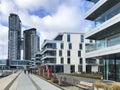 Modern apartments buildings in Gdynia Poland Royalty Free Stock Photo