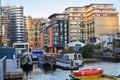 Modern apartments at Paddington Basin in London Royalty Free Stock Photo