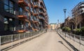 Modern apartments in redevelopment of Royal Arsenal in Woolwich