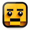 Modern App Logo With Roc And Lego Face