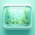 Modern Aquatic Ecosystem: Bringing Nature Home Royalty Free Stock Photo