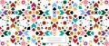 Modern arabesque floral pattern colorful full background vector