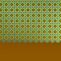Brown arabic background with pattern composition