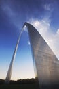 Modern arch sculpture in St Louis Missori