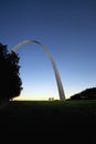 Modern arch sculpture in St Louis Missouri