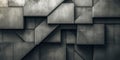 Modern architectural abstract: geometric concrete patterns Royalty Free Stock Photo