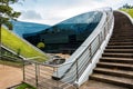 Modern architectural building of Nanyang Technological University, Singapore