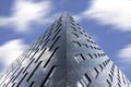 Modern architecture against cloudy sky Royalty Free Stock Photo