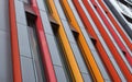 Modern building in Stockholm with colorful abstract facade Royalty Free Stock Photo