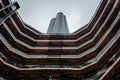 Modern architecture building Vessel spiral staircase is the centerpiece of the Hudson Yards in New York City - Image