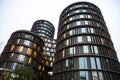 Modern architecture buildings Axel Towers in the center of the old town in Copenhagen, Denmark. February 2020 Royalty Free Stock Photo