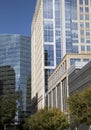 Modern architecture in city Dallas Texas USA Royalty Free Stock Photo