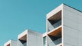 Modern architecture in the city. Fragment of a modern building Royalty Free Stock Photo